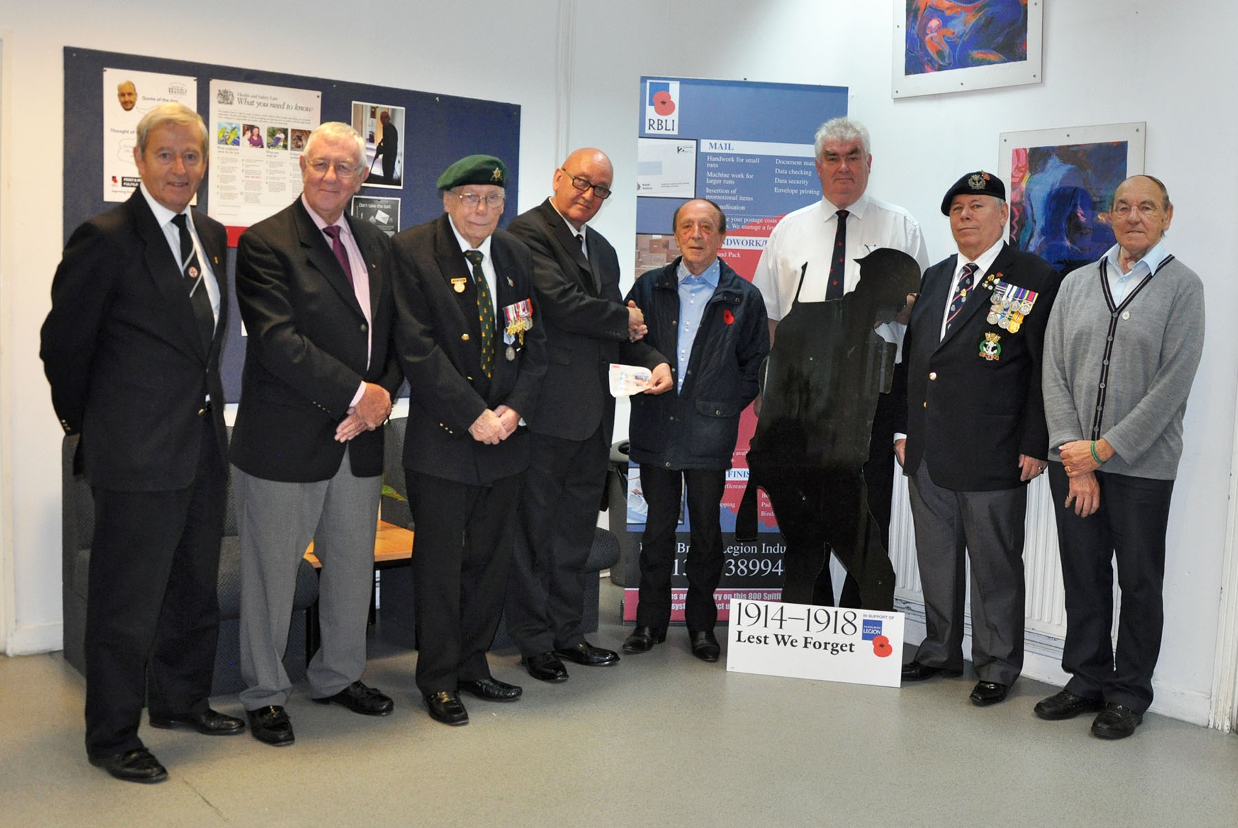A visit to the Royal British Legion in Surrey