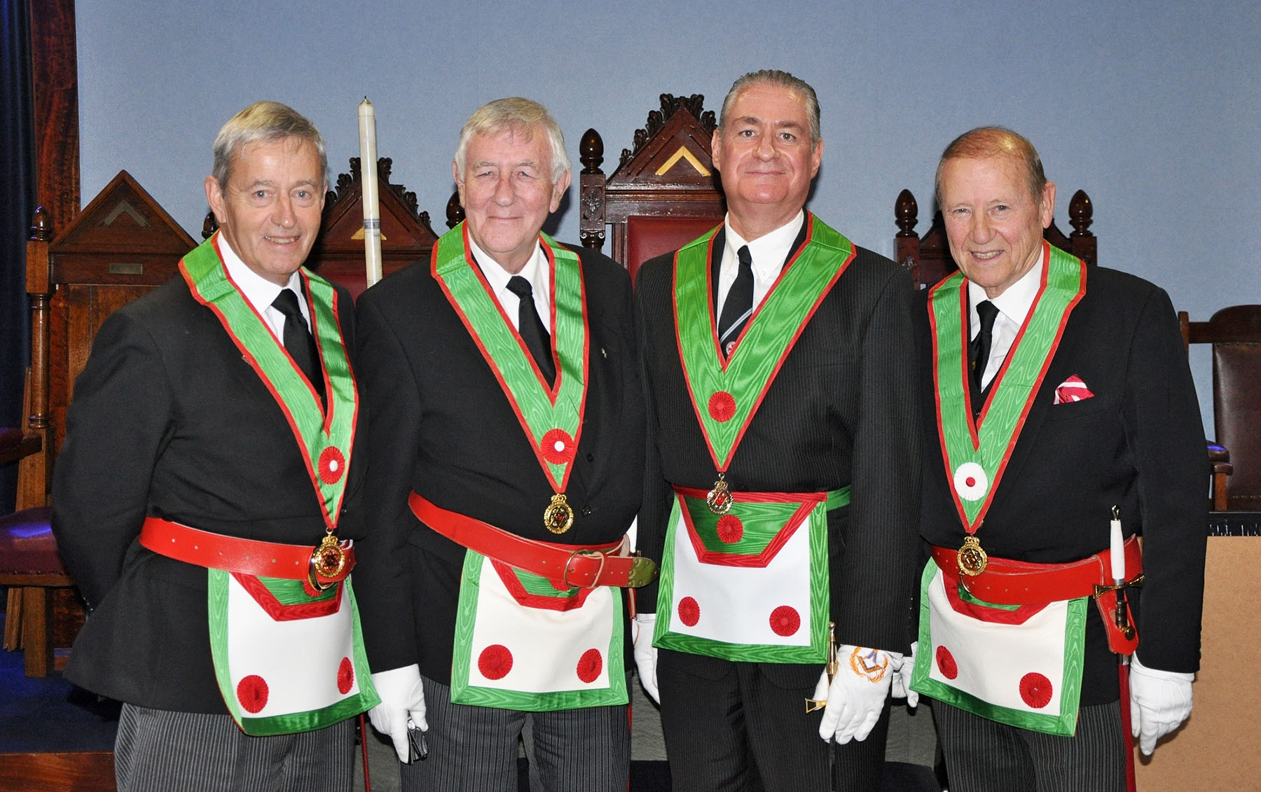 Our Provincial Deputy Marshal becomes a Scottish Master of St Andrew