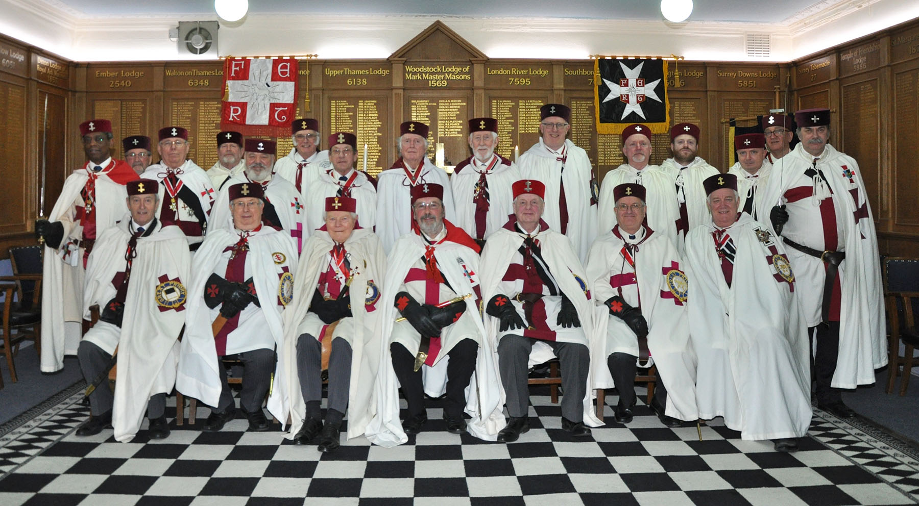 Praesidium Legati Preceptory installs four Knights of Malta