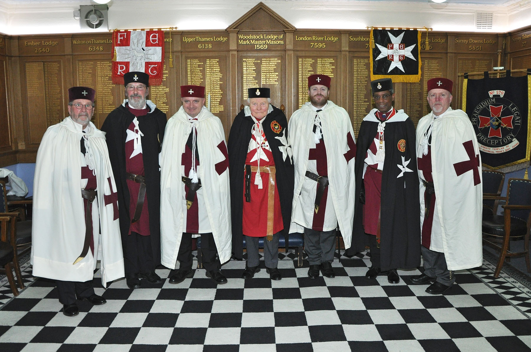 Praesidium Legati Preceptory installs four Knights of Malta